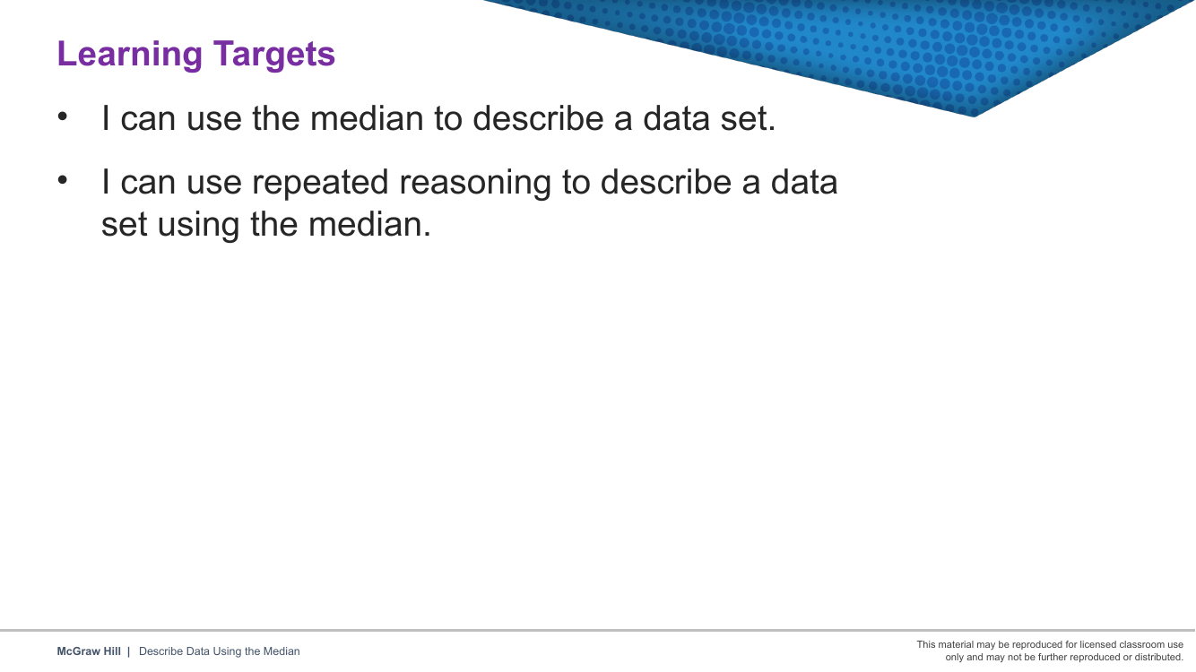 Reveal slide 9 — Learning targets — can you do these now?